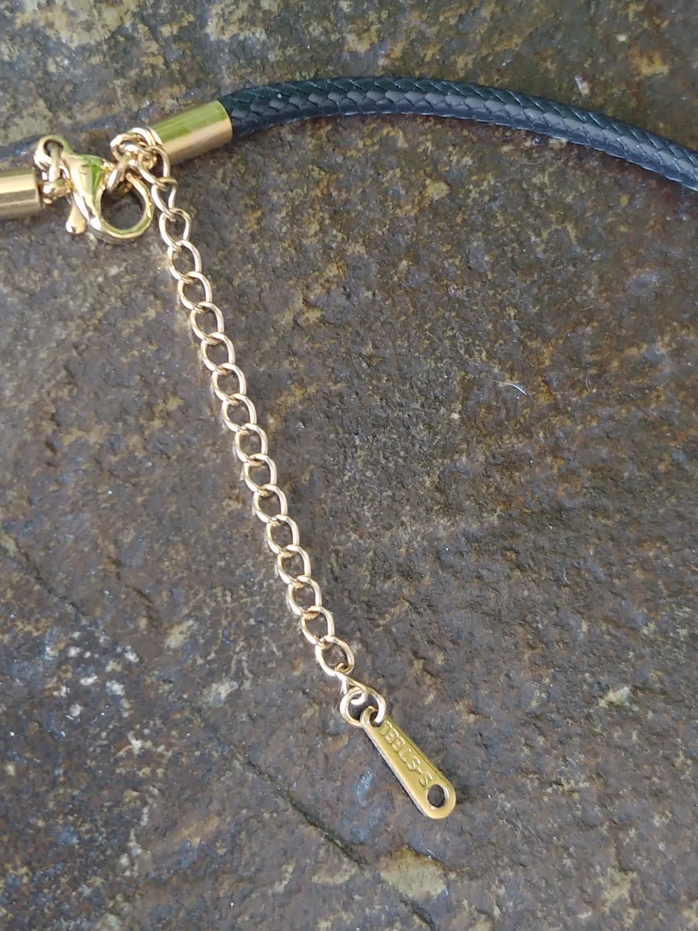 Louis Vuitton Blue and Gold Trunks & Bags Round Pendant Necklace